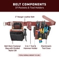 thumbnail image 3 of Juego de bolsas para herramientas Occidental Leather Commercial Electrician's Medium, 3 of 6