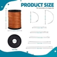 thumbnail image 2 of RUseeN Heavy Duty Nylon Extra Strong Upholstery Sewing Kit, Includes 3 Rolls Thread (55yd Each, 3 Colors), 7 Shaped Needles, for Leather, Carpet, Furniture, Shoe, 2 of 7