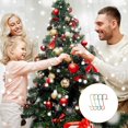 thumbnail image 1 of Ganchos Harliver para adornos navideños, con forma de S, para colgar adornos de árbol de Navidad, bolas de Navidad, accesorios de fiesta (50 unidades, plateados), 1 of 4