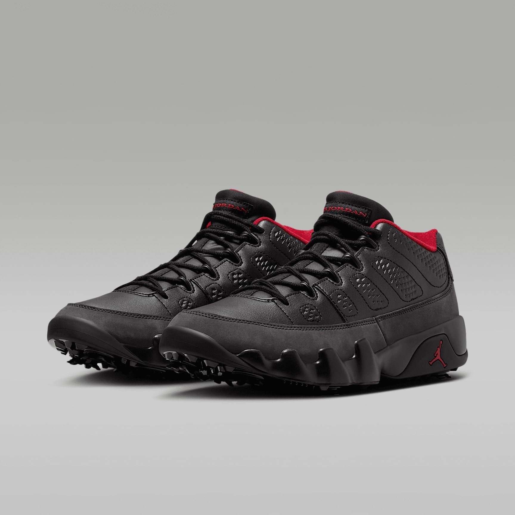 Air Jordan 9 G Golf Shoes FJ5934-002, Black/True Red/Dark  display picture 2