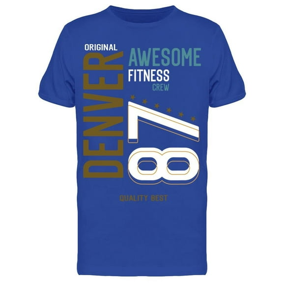 Denver Awesome Fitness T-Shirt Men -Image by Shutterstock, Male XX-Large