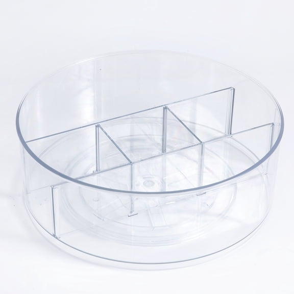 Mainstays High Wall Lazy Susan Turntable Organizer for Kitchen Pantry and Countertop