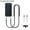 Black, variant on Adjustable Crossbody/Neck Phone Case Strap - 7mm Thick Polyester Strap with Metal Clasp and Pendant for Phones