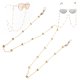 thumbnail image 5 of Cadena De Gafas, Cadenas De Gafas De Sol De Mufla De Boca Dorada Portátil Para Fiesta ANGGREK Eyeglass Chain, 5 of 8