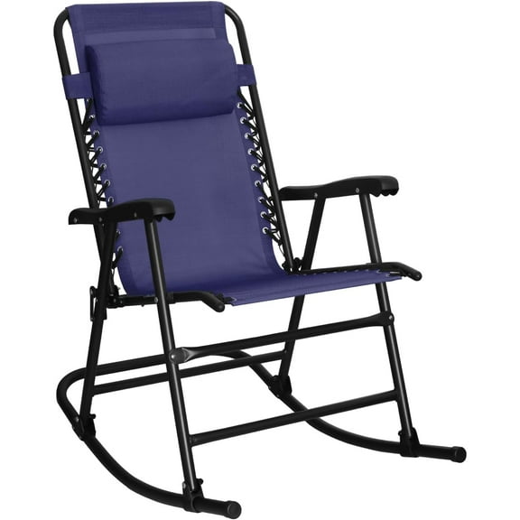 SH Foldable Rocking Chair - Blue