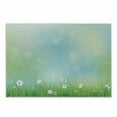 thumbnail image 1 of Flower Cutting Board, Spring Blooms on an Abstract Background Pattern with Digital Bursts Ovary, Decorative Tempered Glass Cutting and Serving Board, Small Size, Green Blue, by Ambesonne, 1 of 1