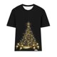 thumbnail image 4 of Fiudx Ofertas Flash Del Día Camiseta de Manga Corta con Cuello Redondo y Estampado Informal para Mujer, 4 of 4
