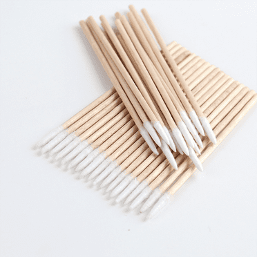 RAGUPEL 100Pcs Cotton Swabs,Cotton Swabs for Ears and Beauty,High Absorbency Cotton Swabs,Single-Tip Design for Makeup and Detailing