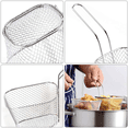thumbnail image 3 of 16X Mini Fry Baskets, Mesh Wire French Fries Chip Basket Net, Food Presentation Baskets French Fry Holder for Kitchen C, 3 of 8