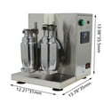 thumbnail image 3 of PreAsion Bubble Boba Auto Milk Tea Shaker Shaking Machine Electric Double-cup Mixer with 4 Cups Stainless Steel, 3 of 13