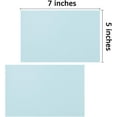 thumbnail image 2 of czcpp-50 Feuilles de Papier Cartonné Vierge 250 GSM Épais pour Projets d'Art DIY, Fabrication de Cartes, Cartes Postales, Cartes de Vœux, Fête d'Anniversaire, Invitation de Mariage (Bleu Clair, 5x7 Pouces), 2 of 4