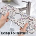 thumbnail image 6 of Sikiie Vintage Butterflies Splash Guard for Sink Faucet-1 PC Super Absorbent Fast Drying Mat Sink Gadgets-Splash Guard for Kitchen, Sink Mat, 6 of 7