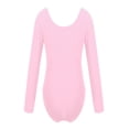 thumbnail image 2 of TiaoBug Girls Long Sleeve Ballet Dance Leotard One Piece Gymnastics Jumpsuit Unitard 3-12 A Pink 6, 2 of 5