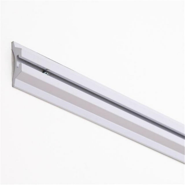 Econoco WAC8 - W 8 L ft. Aluminum Wall Channel - White Pack of 2