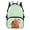 Axolotl Capybara Watermelon Print, variant on Lightweight Bookbag for School Travel, Polyester Waterproof School Backpack, Horse Racing Pattern