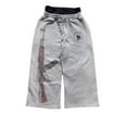 thumbnail image 1 of Double Waist Embroidered Street Folding Couple Sweatpants - Gray, 1 of 4