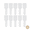 white-10 pack, variant on Nylon Cable Organizer Strap with Hook-and-Loop – Secure Data, Power & Network Cord Management, Reusable Wire Tidies for Desk, Home & Office
