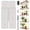 Silver-4Panel, variant on RibRave Grow Lights - 276 LED Full Spectrum Plant Light with Auto Timer (6/12/16H), 3 Color Modes & 5 Dimmable Levels, 24W UL Adapter Growing Lamp Panel for Indoor Plant Stand (2 Panels)