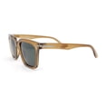 thumbnail image 3 of Hipster Vintage Style Horn Rim Gentlemans Plastic Sunglasses Brown - Green, 3 of 4