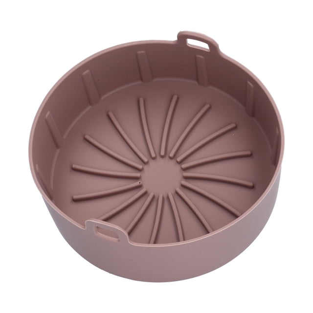 Peahefy Silicone Fryer Pot,Reusable Silicone Pot Replacement Kitchen Electric Fryer Basket Tray Baking Accessory ‑20℃‑220℃,Fryer Basket