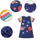 thumbnail image 4 of AJZIOJIRO Niños Pequeños Bebé Verano Vestido de Algodón para Niñas Casual Fiesta Princesa Falda 2-7Y, 4 of 9