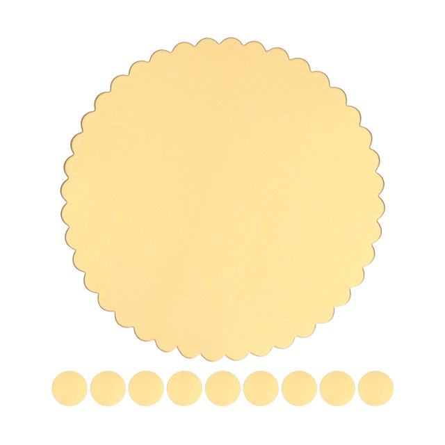 Almohadilla Para Base De Pastel, Diseño De Capa Laminada, Base De Papel Para Pastel, Aspecto Hermoso, Bandeja Para Pastel De Papel, Alfombrilla Redonda No Tóxica Para Pastel Para Cocina Casera 10 Uds. matsuzay HA026348-01