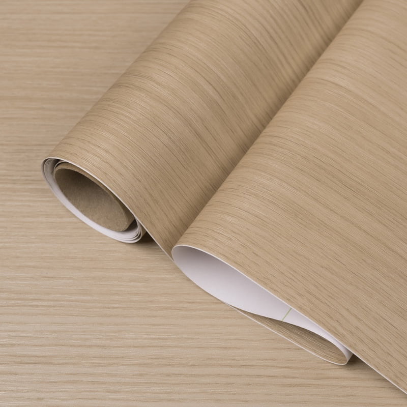 PVC Wood Grain Self Adhesive Wallpaper Peel and Stick Waterproof Vinyl Liner Removable Easy Install Rustic Wood Look Roll 23.62in*118/ 197in