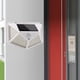 thumbnail image 3 of 1 Uds. Luz de pared solar-100LED blanco paquete de cuatro Vhermosa CPB-US-DYP137-2, 3 of 4