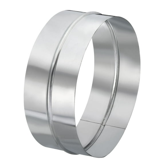 Uxcell 10" Galvanized Steel Duct Connector Duct Coupling Vent Coupler, 4" Long