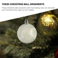 thumbnail image 3 of LOLIPPYY 40-Pack Clear Christmas Tree Ornaments, Versatile Holiday Decorations for Parties and Seasonal Home Decor, 3 of 7