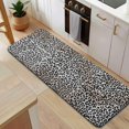 thumbnail image 5 of Black and Tan Leopard Print Kitchen Rug Mat,Kitchen Runner Rugs Non Skid Washable,Decorative Kitchen Floor Mats for Kitchen,Sink,Laundry,17"x47.2", 5 of 7