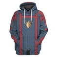 thumbnail image 1 of Guardians of the Galaxy Cosplay Men's Hoodie Jumpsuit Costume with Pants, 26s, 1 of 5