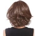 thumbnail image 3 of Soidarity Pelucas de pelo rizado marrón para mujer, pelucas portátiles resistentes a altas temperaturas, tupé, peluca corta lavable para Cuidado del cabello, 3 of 6