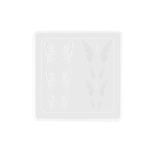 Molde de silicona para nail art con diseño de cadena de perlas en 3D. Plantilla de manicura DIY con motivos de hojas, flores y animales para manualidades con resina, acrílico y gel