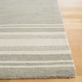 thumbnail image 3 of SAFAVIEH Metro Caylee Striped Runner Rug, Sage/Ivory, 2'3" x 8', 3 of 11