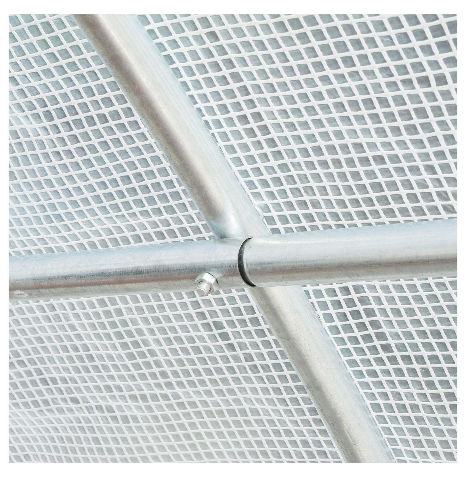 Greenhouse Replacement Cover 20'x10'x7' - Walk-in PE Hot House Cover with 12 Windows & Zipper Door - White - Garden Greenhouse Cover