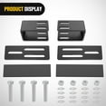 thumbnail image 3 of Adjustable Roof Rack Led Light Bar Mounting Brackets Light Mounting Universal Bracket Compatible with SUV Off-Road 4x4 ATV RV,Vehicles with Luggage Racks - 2PCS, 3 of 7