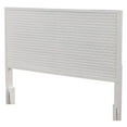 thumbnail image 3 of Home Square 2-Piece Set with King Headboard and 2 Drawer Nightstand in White, 3 of 15