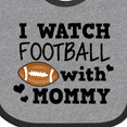thumbnail image 4 of Inktastic I Watch Football with My Mommy Boys Baby Bib, 4 of 4