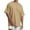 Khaki, variant on XuJwPNcy Men's Short Sleeve T Shirts Summer Cotton Casual Round Neck Tees Loose Solid Side Slit Tops Streetwear