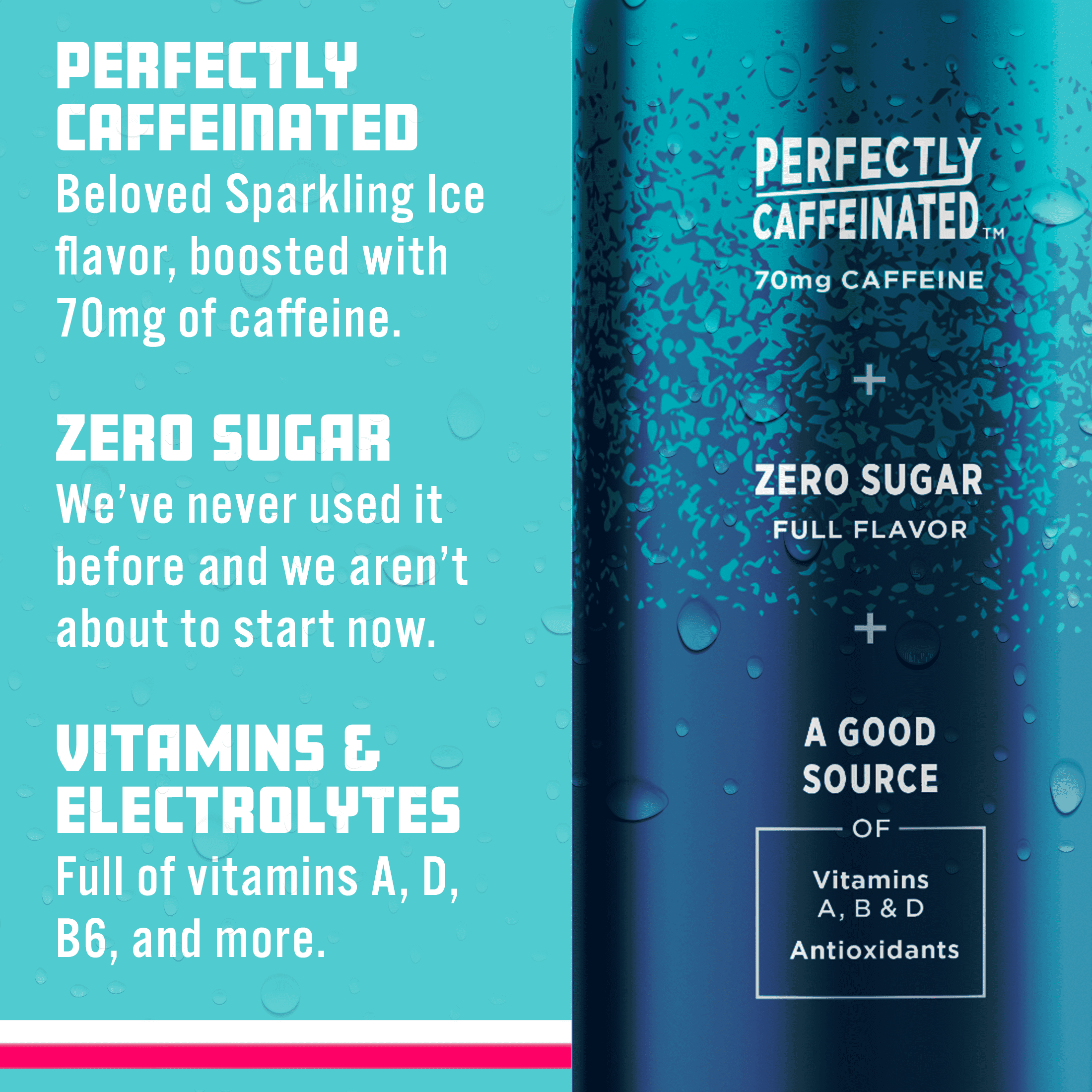 Sparkling ICE - Brandclub - Sparkling Ice Plus Caffeine 4PK Blue