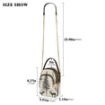thumbnail image 2 of FORMRS Crossbody Bag for Women Quilted Travel Shoulder Cell Phone Purse with Chain Strap Handbag, Black Deer, 2 of 7