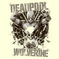 thumbnail image 2 of Men's Marvel: Deadpool & Wolverine Grayscale Team Graphic T-Shirt, 2 of 4