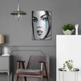 thumbnail image 5 of Luxe Metal Art 'Call' by Loui Jover, Metal Wall Art, 16"x24", 5 of 9