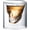 25ml / 0.8 oz, variant on Skull Shot Glass Crystal Clear Borosilicate Glass Cup Heat-Resistant Double-Wall Design with 3D Skull Shape 250ml / 8.3 oz