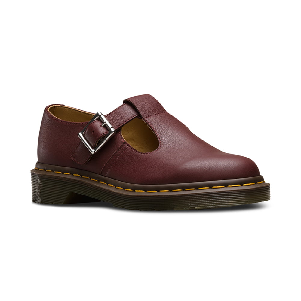 cherry red mary jane dr martens