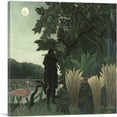 thumbnail image 1 of ARTCANVAS The Snake Charmer 1907 Canvas Art Print by Henri Rousseau - Size: 12" x 12" (0.75" Deep), 1 of 9