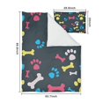 thumbnail image 5 of Cool Pet Background Dog Paw Duvet Cover and Pillowcase Set for Single Bedding, Bedroom Accessories for Kids Teens, 5 of 5