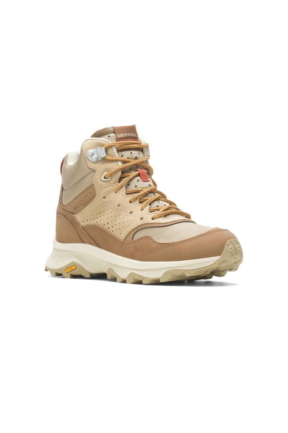 J005386z Speed Solo Mid Waterproof Hiking Boots for Ladies - Tobacco/Gold - 7M