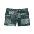 thumbnail image 2 of PFRNLF Jean Shorts for Women High Waisted Stretchy Faux Denim Shorts Women Summer Casual Shorts, 2 of 9